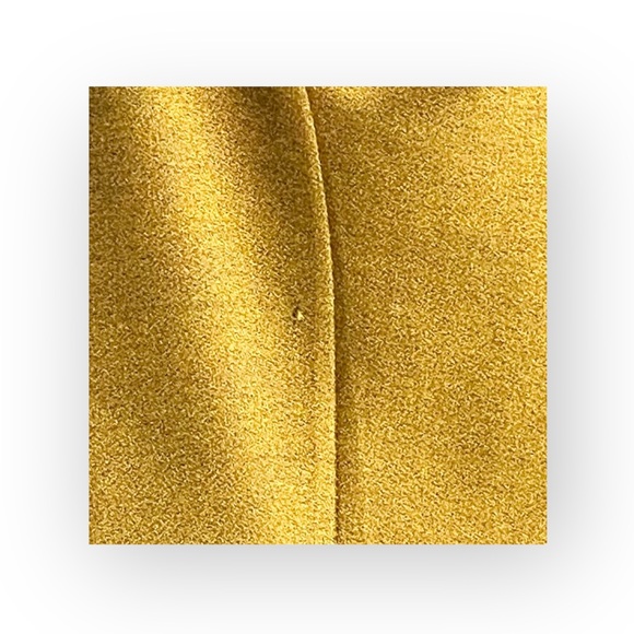 Vintage: Gentry 𖡗 Handmade 3 Button Duponi Silk Coat 𖡗 Metallic Goldenrod 𖡗 - Picture 8 of 16